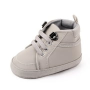 JACKSHIBO Baby Girls Boys Walking Shoes Infant First Walker Soft Sole Slip-on Ankle Sneakers Newborn Shoe 0-18 Months