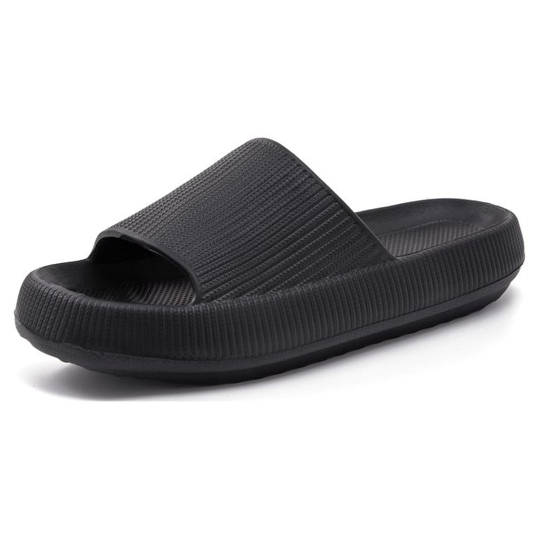 Beach and pool slippers Amazon.com | FCTREE Kids Flip Flop Sandals Boys Girls Slides  main image 4
