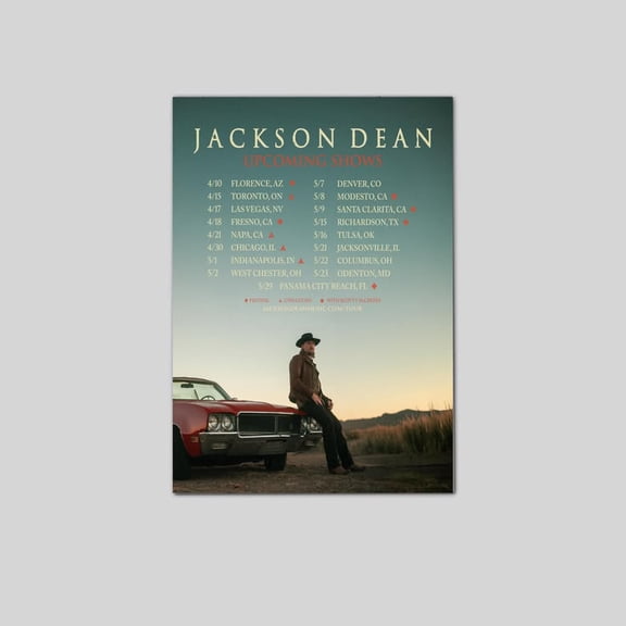 JACKSON DEAN Spring Show Poster Size 24''x36'' Googate
