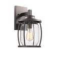 thumbnail image 1 of JACKSON Transitional 1 Light Rubbed Bronze Outdoor Wall Sconce 14" Tall, 1 of 3