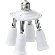 JACKYLED 4-in-1 E26 E27 Light Bulb Socket Adapter for Standard LED Bulbs(Model 1)