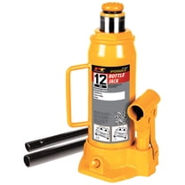 Performance Tool W1632 12 Ton (24,000 lbs.) Heavy Duty Hydraulic Bottle Jack, Yellow
