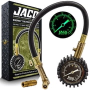 JACO BikePro Presta Tire Pressure Gauge - 160 PSI | Presta/Schrader Hybrid/Road Bikes