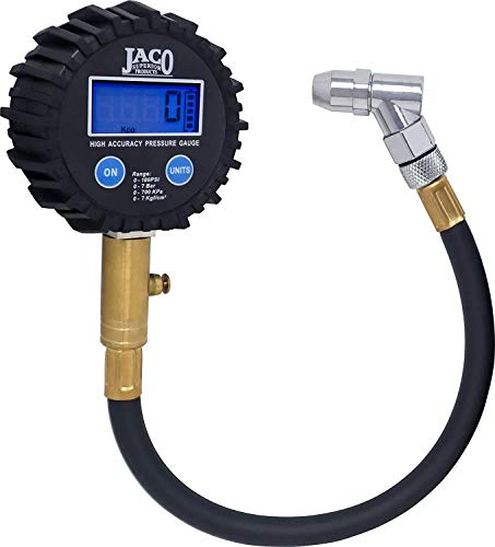 JACO ElitePro Digital Tire Pressure Gauge Professional Accuracy 100 PSI 