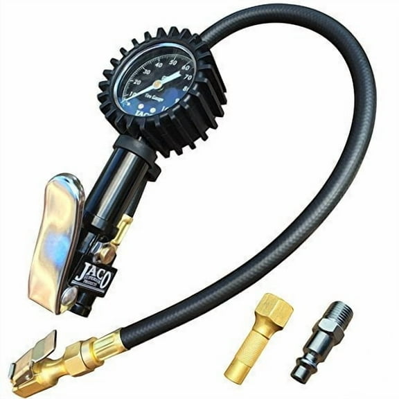 JACO FlowPro Tire Inflator Gauge - 100 PSI NEW FREE SHIPPING