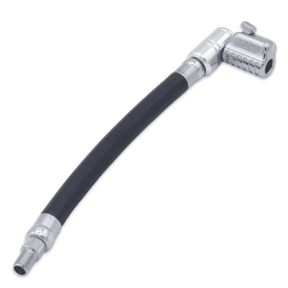 JACO Lightning L2X Quick-Connect Locking Tire Inflator Air Chuck Extension | Patented Lock-on Compressor Attachment (Open Flow)