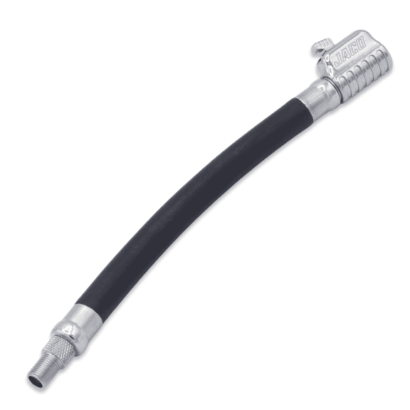 JACO Lightning S2X Quick-Connect Locking Tire Inflator Air Chuck Extension | Patented Lock-on Compressor Attachment (Open Flow)
