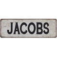 thumbnail image 1 of JACOBS Vintage Look Rustic Chic Metal Sign 8x24 108240036430, 1 of 1