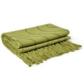 thumbnail image 1 of Temi Coker for Walmart Jacquard Throw, 50" x 70", Green, 1 of 7