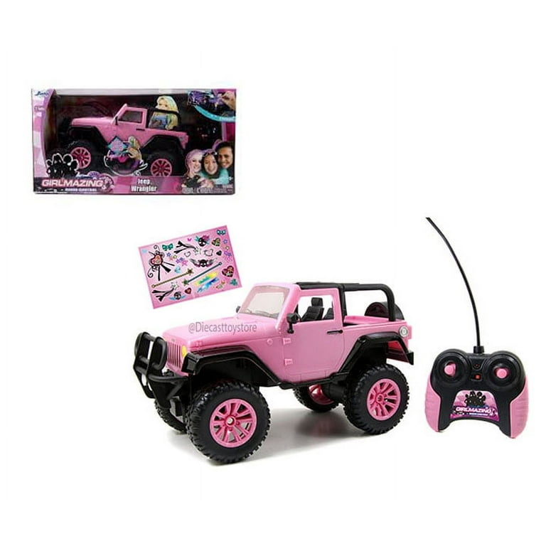 Girlmazing 1:16 Jeep Wrangler Pink RC Radio Control Cars 