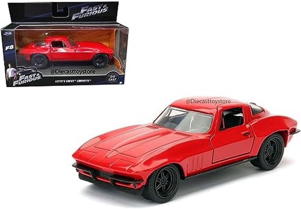 JADA Fast & Furious 1:24 Letty's 1966 Chevy Corvette Die-cast Car, Toys ...