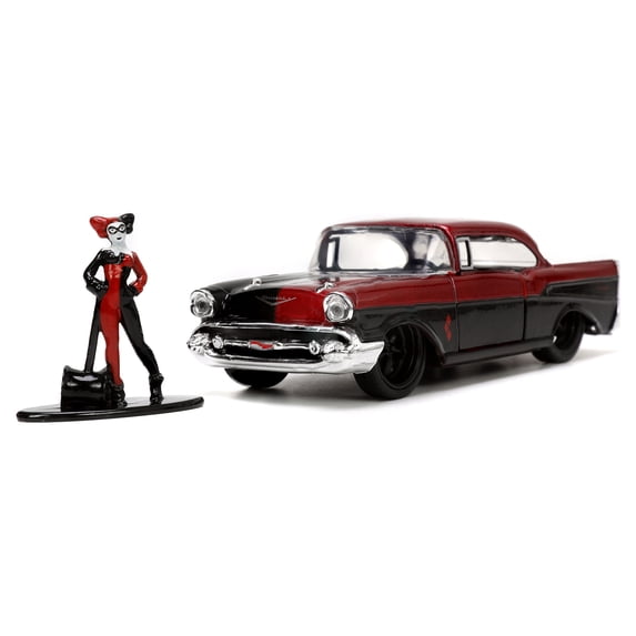 JADA TOYS 1/32 - CHEVROLET Bel Air Hard Top Harley Quinn - 1957