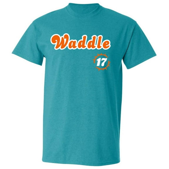 JADE Dolphins Jaylen Waddle 17 Logo T-shirt ADULT
