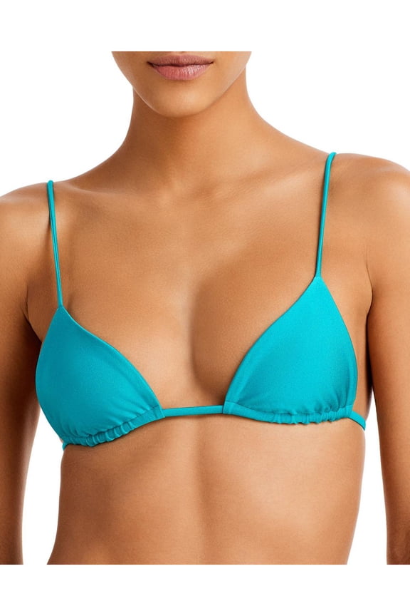 JADE Swim Womens Via Slide Halter Bikini Swim Top