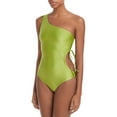 thumbnail image 1 of JADE swim Womens Sena One Shoulder Cutout One-Piece Swimsuit, 1 of 3