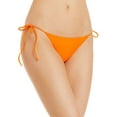 thumbnail image 1 of JADE swim Womens Side Tie Cheeky Swim Bottom Separates Orange XS, 1 of 1