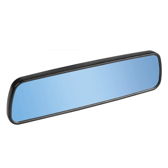 JADEHENG Rearview mirrors for automobiles,9.6'' Anti Glare Rear View Mirror with Suction Cup, Stick on Universal Inside Rearview Blue Mirror with Realistic Flat Wide Angle Mounted (245mm)