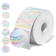 JADENS 2 Inch Round Direct Thermal Labels 750 Labels/Roll Self-Adhesive Circle Thermal Labels Printer Stickers for Business, DIY,QR Code, Name Tag