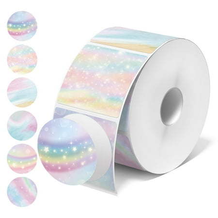 JADENS 2 Inch Round Direct Thermal Labels 750 Labels/Roll Self-Adhesive Circle Thermal Labels Printer Stickers for Business, DIY,QR Code, Name Tag price history and forecast - JADENS