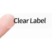JADENS Label Maker Tape, Transparent Thermal Label Self-Adhesive Label Tape, 14x40mm, 160 pcs/Roll