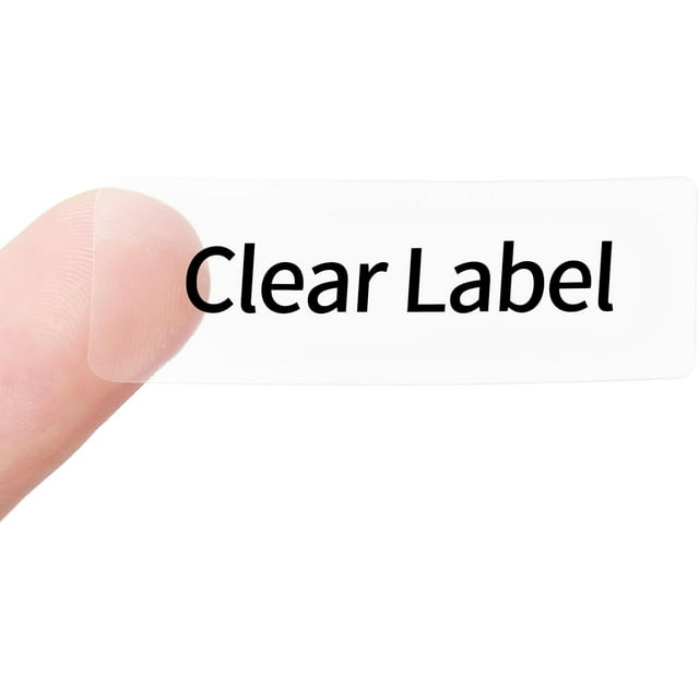 JADENS Label Maker Tape, Transparent Thermal Label SelfAdhesive Label