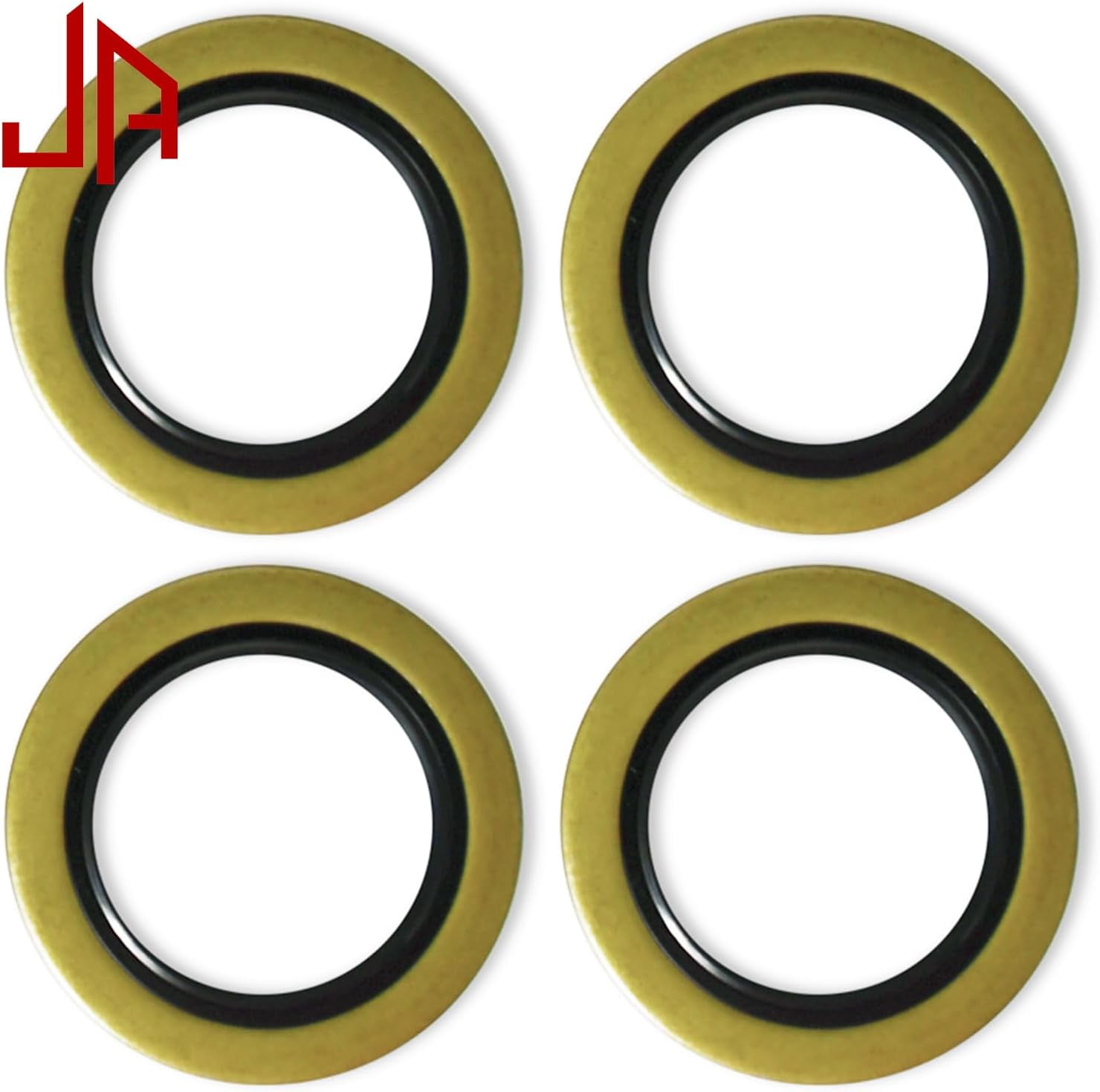 JADODE 4 Pack Double Lip Grease Seals 2.250''I.D x 3.376