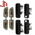 thumbnail image 1 of JADODE 4pcs Exterior + 4pcs Interior Front + Rear Left Right Door Handle Kit Fits for 1997-2001 Toyota Camry Driver Passenger Side Outer Door Handles (Inside & OutSide Car Door Handle), 1 of 6