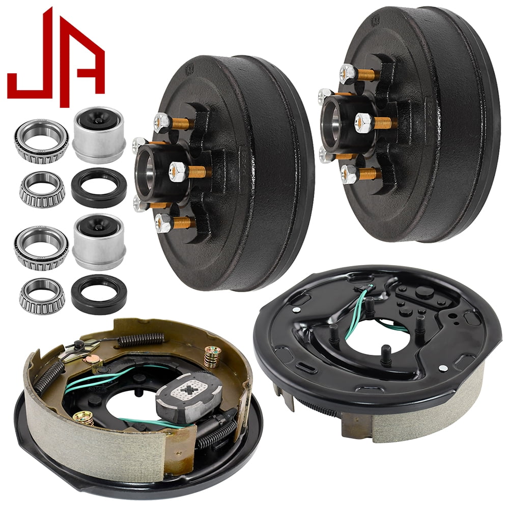 8 On 6.5" Trailer Brake Drum Kit 12"x 2" Fit For 7000lbs