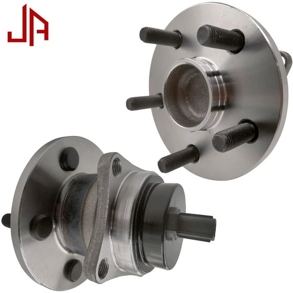 JADODE 512403 Rear Wheel Hub Bearing Assembly Replacement for Ponitac Vibe,Toyota Corolla,Toyota Corolla iM,Toyota Matrix Hub Bearing OE Directly 5 Lugs w/ABS 2pc