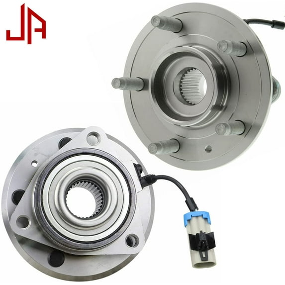 JADODE 513276 Front Wheel Hub Bearing Assembly Replacement for Chevrolet Captiva Sport Equinox, Pontiac Torrent, Saturn VUE, Suzuki XL-7 Wheel Bearing 5 Lugs w/ABS 2pc