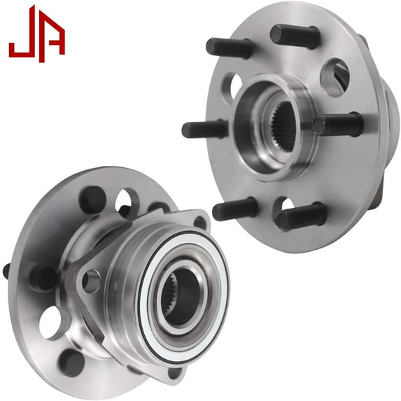JADODE 515001 Front Wheel Hub Bearing Assembly Replacement for Chevrolet Blazer K1500 K2500 Pickup Suburban, GMC K1500 K2500 Pickup Suburban Yukon Hub Bearing 6 Lugs 4WD 2pc