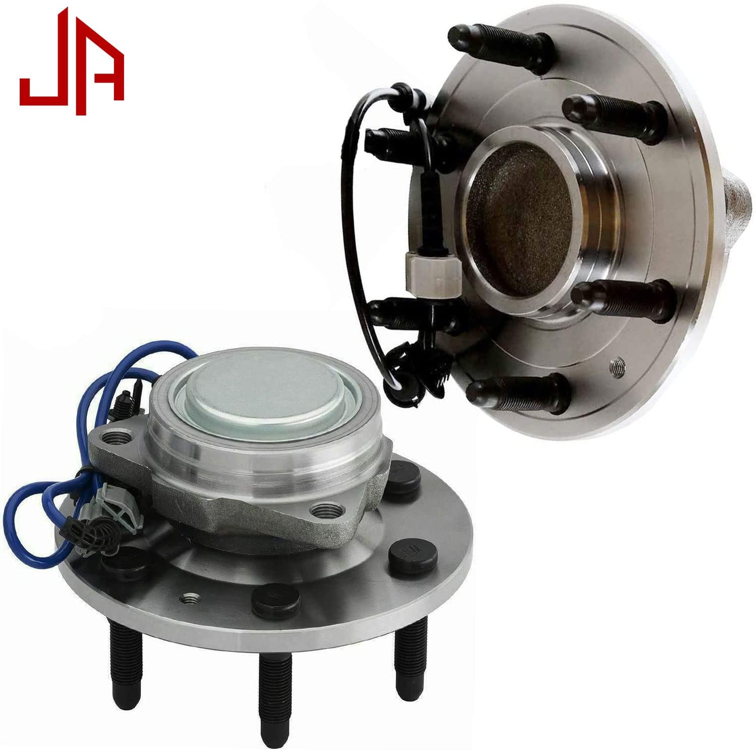 Front Wheel Bearing Hub Assembly 515097 For 2WD Chevy Tahoe, Silverado 1500, GMC Yukon, Cadillac Escalade (6 Lug W/ABS)