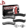 thumbnail image 1 of JADODE D784 Front Ceramic Brake Pads w/Hardware Kits Fits for GMC Savana 2500 3500 4500, GMC Sierra 1500 2500 3500 HD Yukon XL Ceramic Low Dust Brake Pad 4pc, 1 of 5