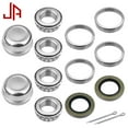 JADODE Trailer Axle Hub Bearings Kits L44643 L44610 with 12192TB Grease
