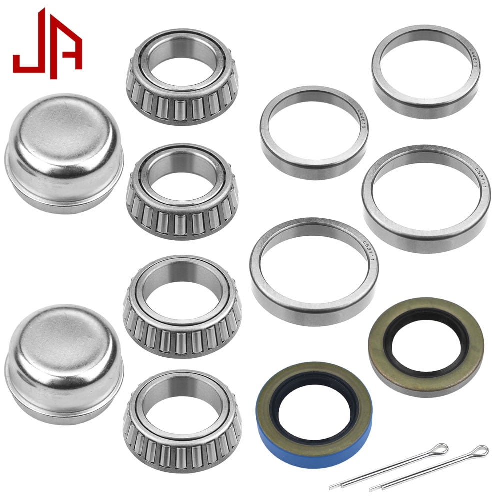 JADODE Trailer Axle Hub Bearings Kits L44649/10 L68149/11 Seal 1019