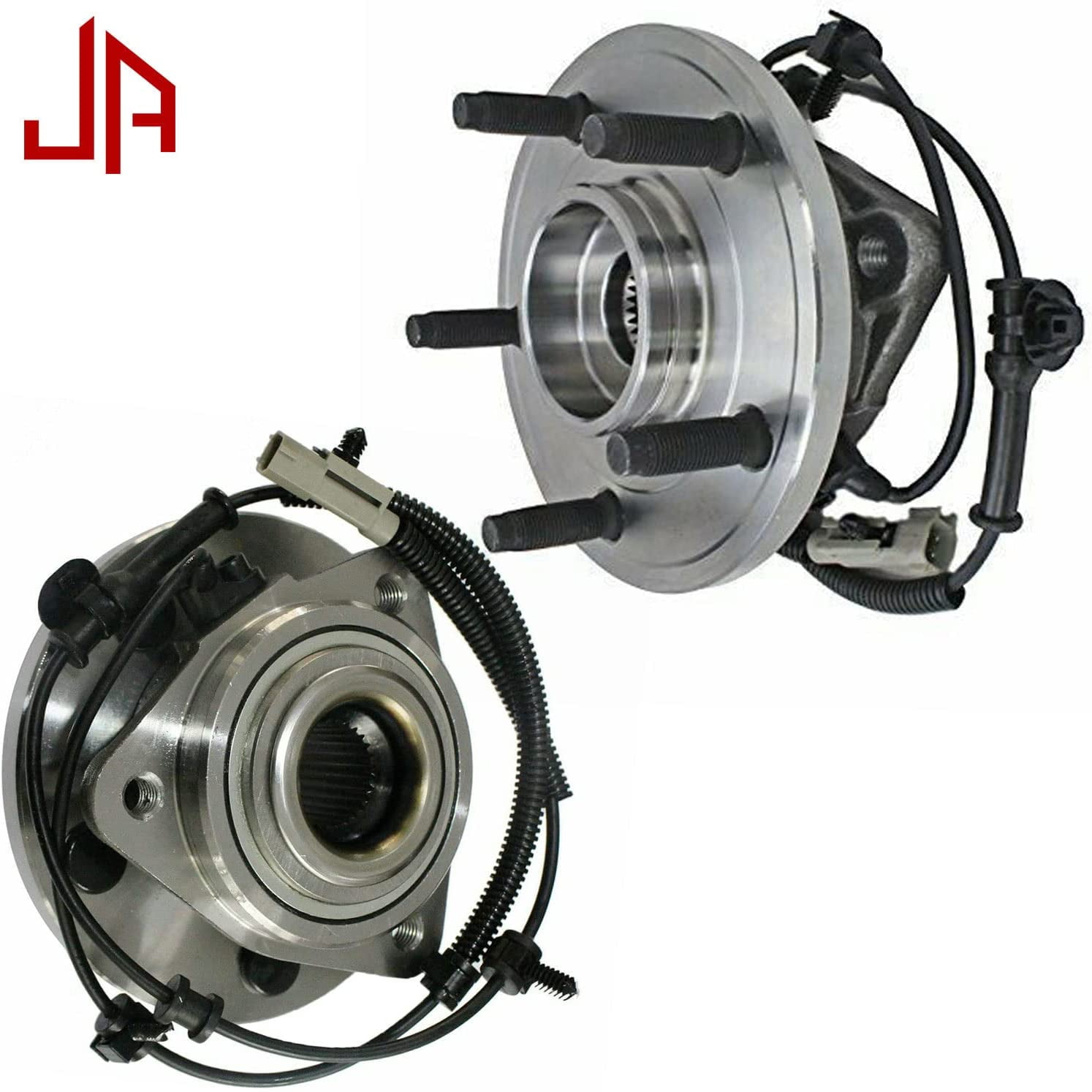 JADODE Wheel Bearing 513234 5 Lugs Front Wheel Hub Bearing Assembly Replacement for Jeep Commander 2006-2010, Jeep Grand Cherokee 2005-2010 Hub Bearing w/ABS, 2pc