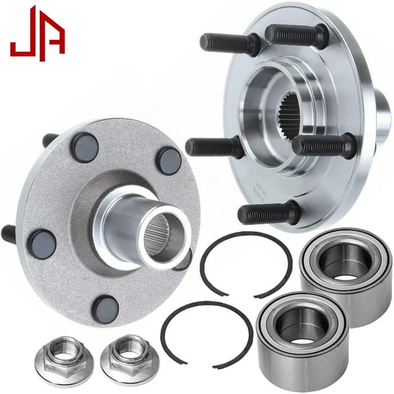 JADODE Wheel Bearing 518515 Front Wheel Hub Bearing Assembly Replacement for Ford Escape 2001-2012, Mazda Tribute 2001-2011, Mercury Mariner 2005-2011 Hub Bearing 5 Lugs 2pc