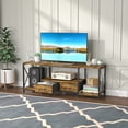 thumbnail image 1 of JAFUSI TV Stand with Drawer for 55 60 65 Inch TV, Modern Entertainment Center,Rustic Brown, 1 of 6