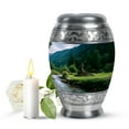 thumbnail image 1 of JAGASY Cross Small Urn For Ashes For Women & Men - Memorial Urn For Cremated Remains - Cremation Keepsakes For Ashes For Mother & Father - 3 Inch, 1 of 7