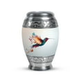 thumbnail image 1 of JAGASY Hummingbird Urns for Brother - White Small Urn for Ashes Adult Male - Little Urn for Ashes for Women - Keepsake Cremation Urns for Sister - (3 Inch), 1 of 7