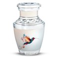 thumbnail image 1 of JAGASY Hummingbird Urns for Mother - White Small Urn for Ashes Adult Male - Mini Urn for Human Ashes Keepsake - Tiny Memorial Cremation Urns for Mom & Dad - (3 Inch), 1 of 7