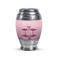 thumbnail image 1 of JAGASY Pink Flamingo Urn for Spouse - Pink Mini Urn for Ashes Adult Female - Tiny Keepsake Cremation Urns - Miniature Urns for Funeral for Wife - (3 Inch), 1 of 7