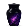 thumbnail image 1 of JAGASY Purple Small Cremation Urns for Parents - Keepsake Urn for Ashes Adult Male & Female - Tiny Urn for Ashes Women - Black Urns for Mom & Dad - (3 Inch), 1 of 7