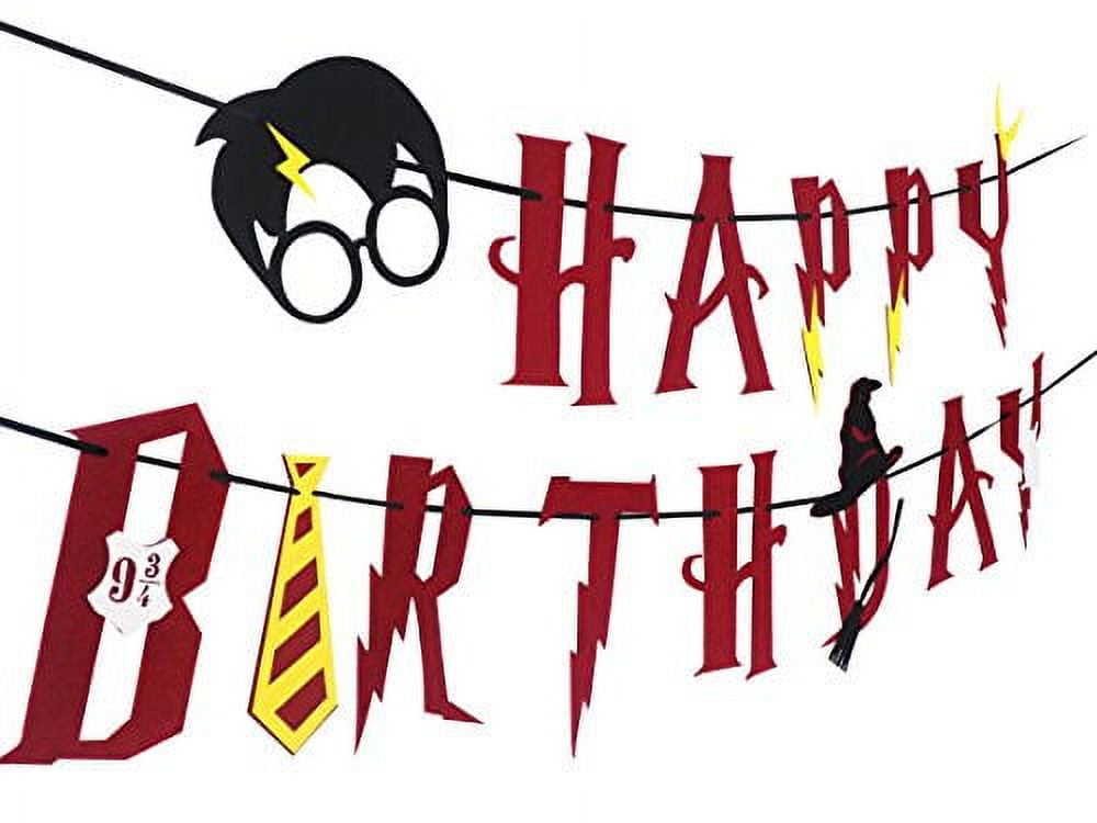 Harry Potter Birthday Decorations, & Party Supplies, Plates, Cups
