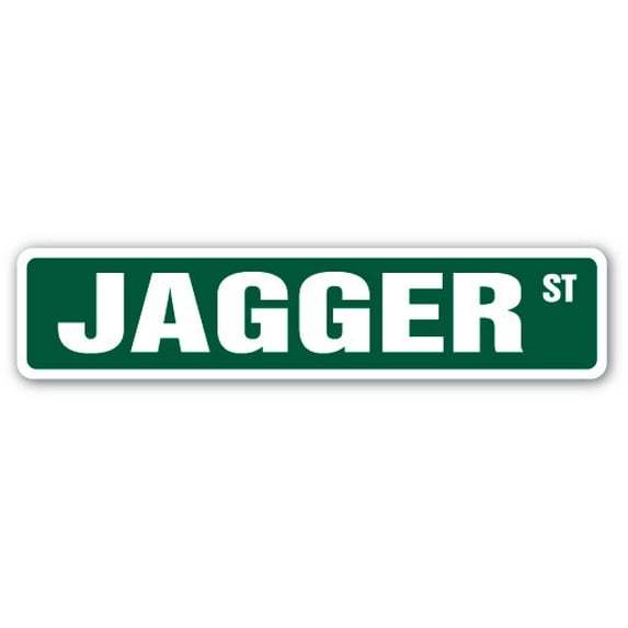 JAGGER Street Sign Childrens Name Room Sign | Indoor/Outdoor | 24" Wide