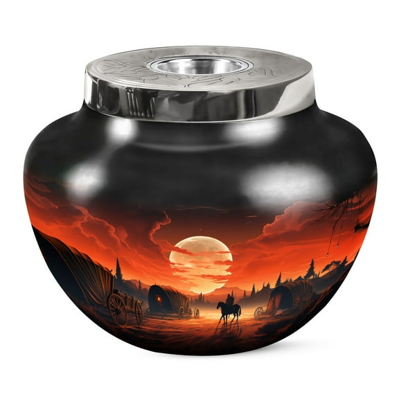 JAGSHASHI Camel Ash Urns For Humans - Cremation Urn For Adult Men & Women - Decorative Urns For Ashes - Unique Urn - Urn For Ashes For Women - Adult Ashes Urn - Burial Urns For Adult Human - 7 Inch