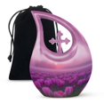 thumbnail image 1 of JAGSHASHI Dawn Gentle Embrace Over Tulip Fields Urns For Human Ashes Large Adult - Cremation Urns For Men - Burial Urns For Ashes - Funeral Urns For Women - 10 Inch With Velvet Bag - Cremation Urns, 1 of 2