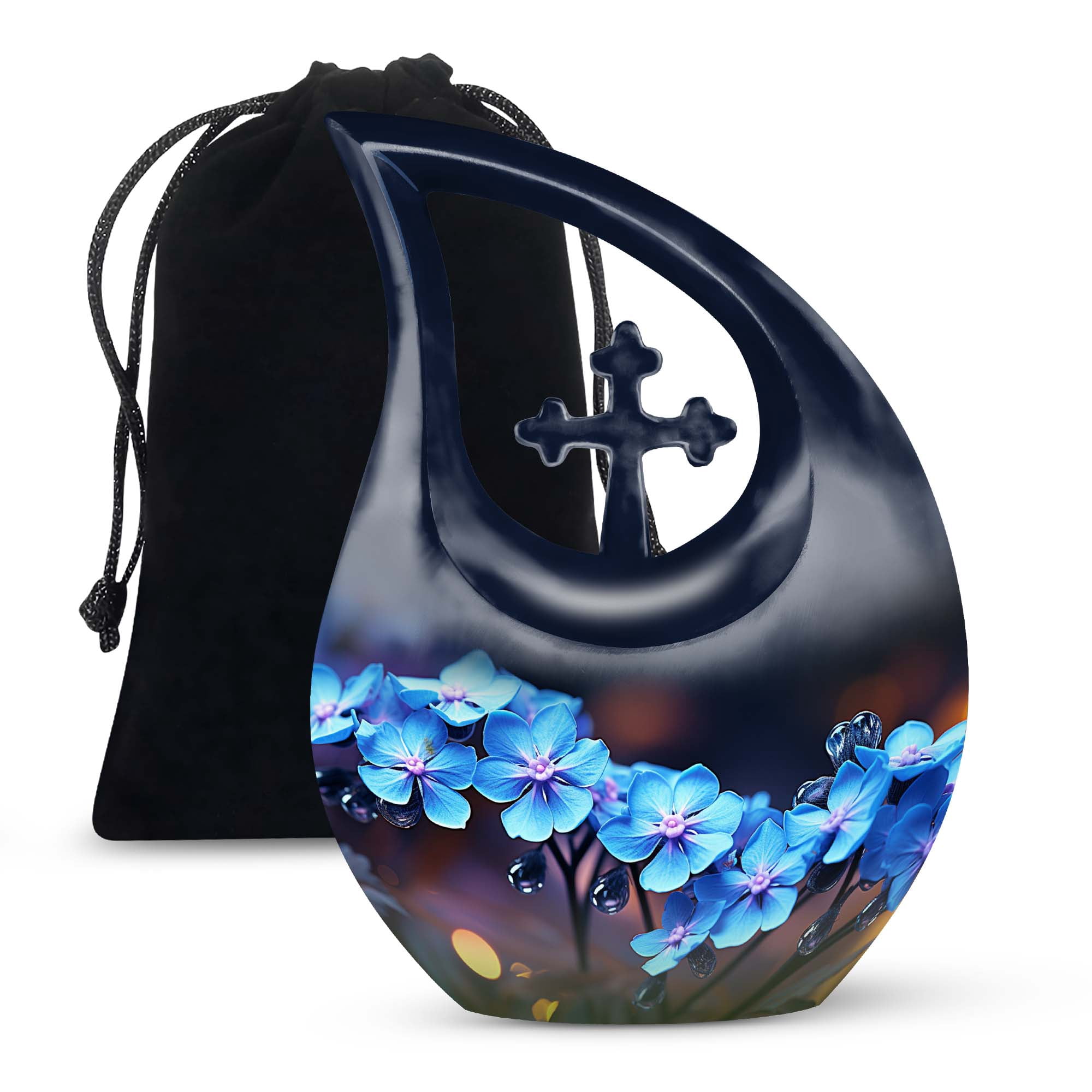 JAGSHASHI Enigmatic Pet Urn - Small Keepsake Urn For Ashes, 3 Inch, 4pcs, For Cats Or Human Remains