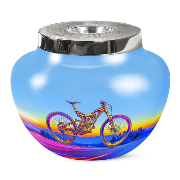 JAGSHASHI Thermal Imaging Velocity Ash Urns For Humans - Urns For Human Ashes Adult - Ash Urn For Human Ashes - Decorative Urns - Memorial Urns - Human Urn - Urns For Ashes Adult Female - 7 Inch