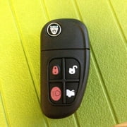 JAGUAR XJ XJR X S Type 4 Button Flip Central Lock Remote Key